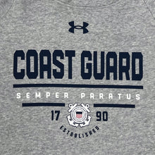 Load image into Gallery viewer, Coast Guard Under Armour Semper Paratus All Day Fleece Hood (Heather)