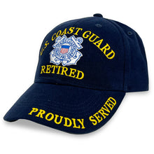 Load image into Gallery viewer, US Coast Guard Retired Hat
