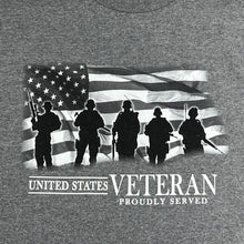 Load image into Gallery viewer, United States Veteran Proudly Served T-Shirt (Graphite)