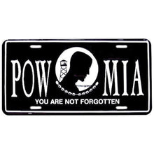 Load image into Gallery viewer, POW/MIA License Plate