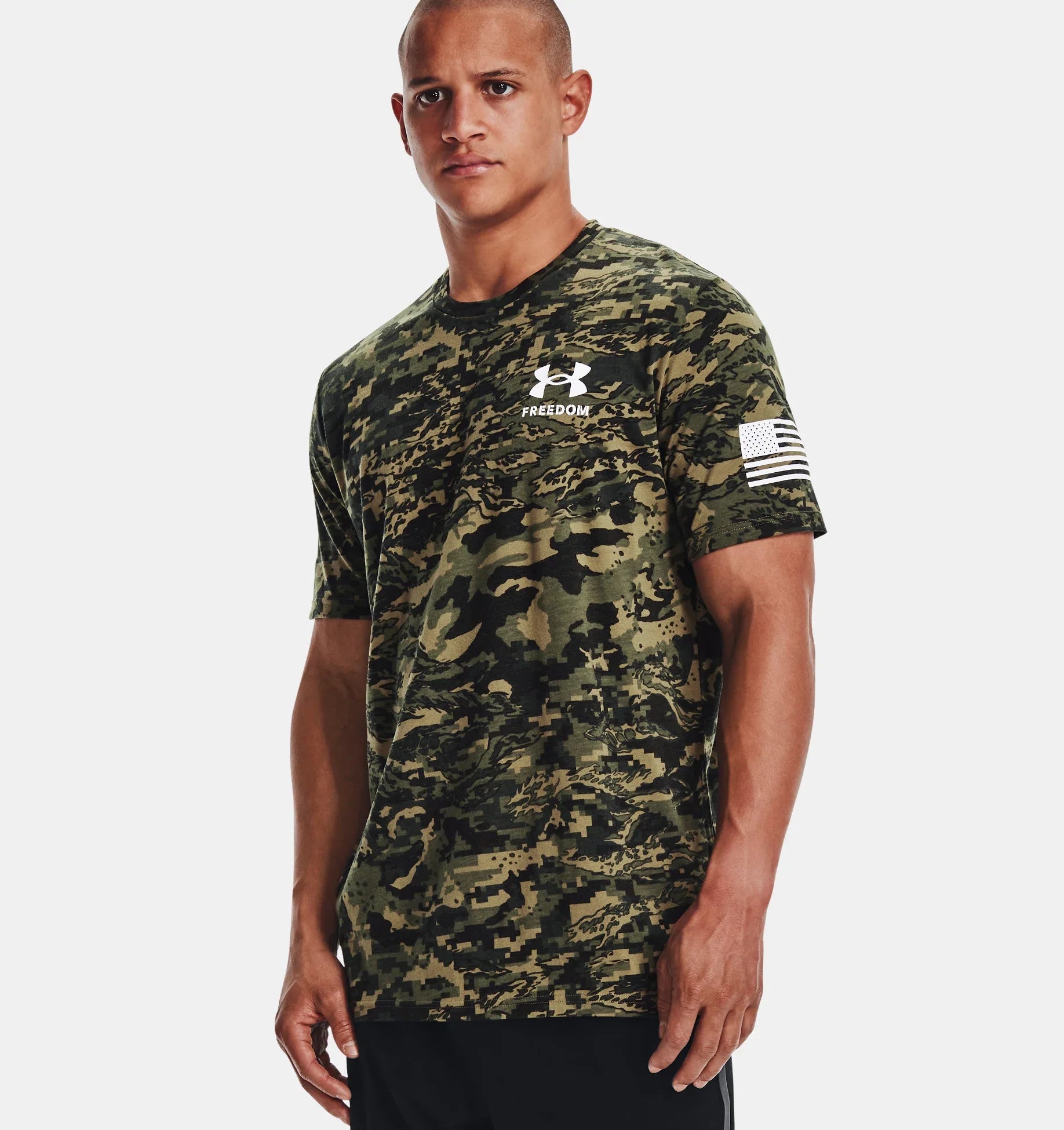 Under Armour Freedom Camo T-Shirt (OD Green)