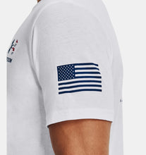 Load image into Gallery viewer, Under Armour Freedom USA Eagle T-Shirt (White)