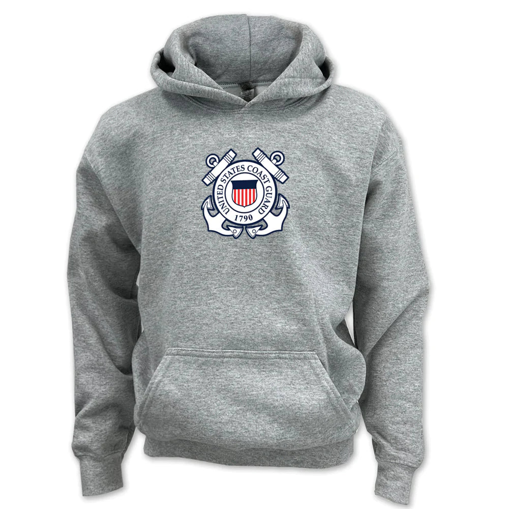 Coast Guard Youth Seal Logo Hood
