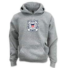 Load image into Gallery viewer, Coast Guard Youth Seal Logo Hood