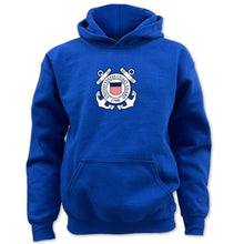Load image into Gallery viewer, Coast Guard Youth Seal Logo Hood