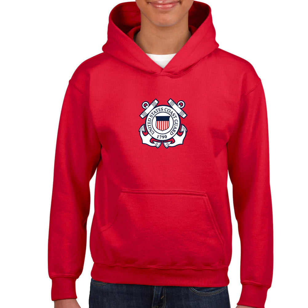 Coast Guard Youth Seal Logo Hood