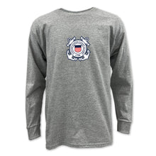 Load image into Gallery viewer, Coast Guard Youth Logo Long Sleeve T-Shirt