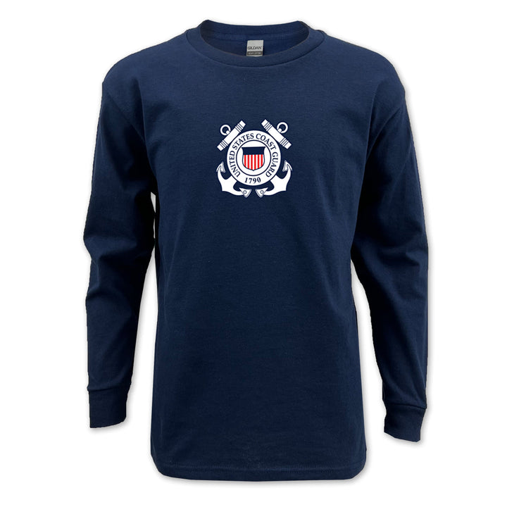 Coast Guard Youth Logo Long Sleeve T-Shirt