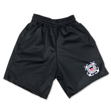 Load image into Gallery viewer, Coast Guard Youth Seal Logo Mesh Shorts