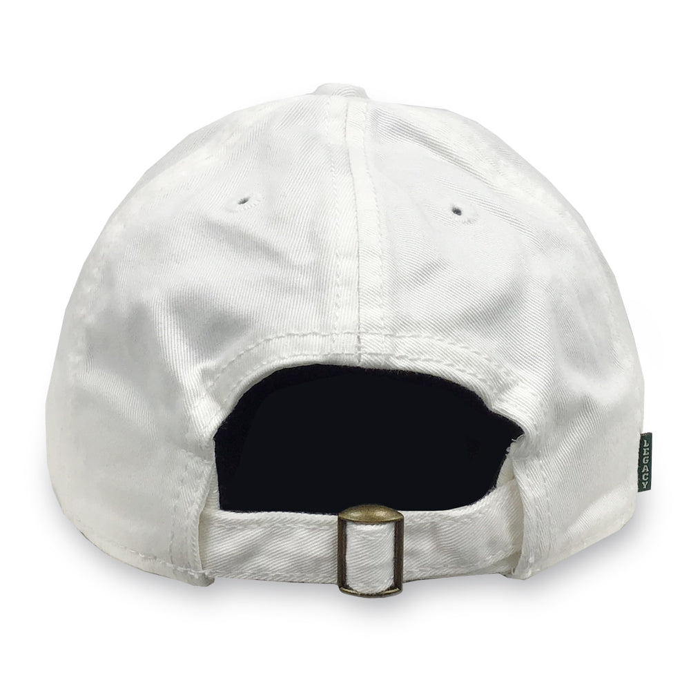 USCG Mom Relaxed Twill Hat (White/Navy)