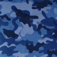 Load image into Gallery viewer, BLUE CAMOUFLAGE BEACH TOWEL (30&quot;X60&quot;)