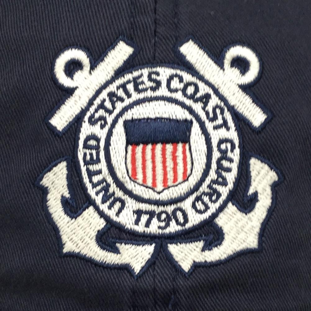 Coast Guard Seal Veteran Twill Hat (Navy)