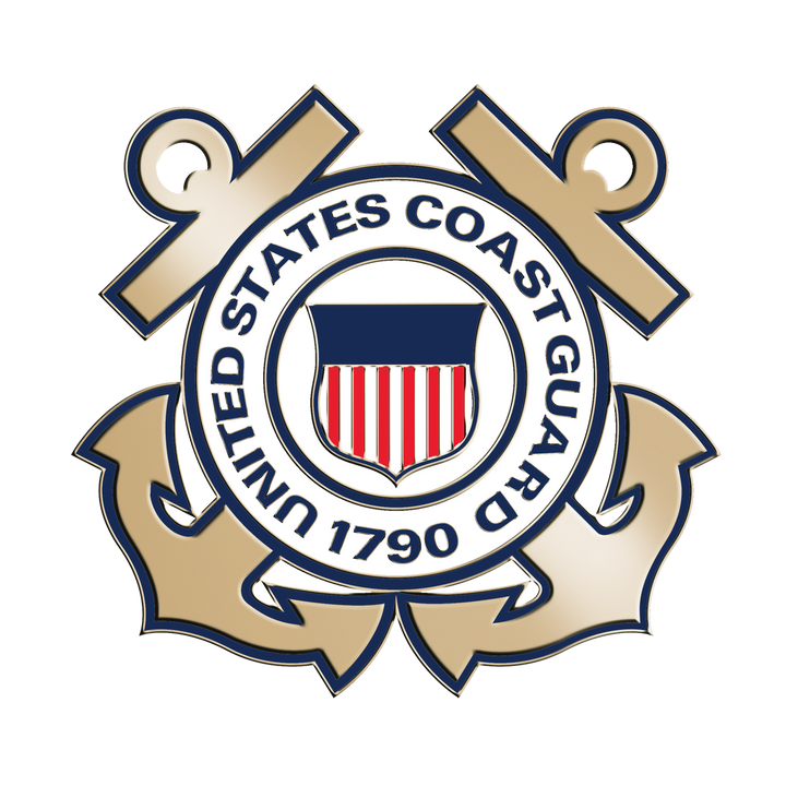 U.S. Coast Guard Masterpiece Medallion Certificate Frame (Vertical)*