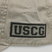 Load image into Gallery viewer, Coast Guard Patch Flag Hat (Khaki)