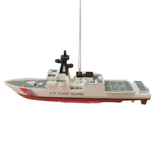 Load image into Gallery viewer, Coast Guard Air Craft Carrier Ship Ornament