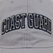 Load image into Gallery viewer, COAST GUARD ARCH LOW PROFILE HAT (SILVER) 1