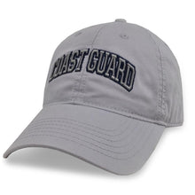 Load image into Gallery viewer, COAST GUARD ARCH LOW PROFILE HAT (SILVER)