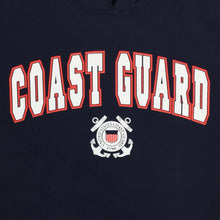 Load image into Gallery viewer, Coast Guard Arch Seal Hood (Navy)