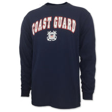 Load image into Gallery viewer, COAST GUARD ARCH SEAL LONG SLEEVE T-SHIRT (NAVY) 1