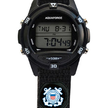Load image into Gallery viewer, Coast Guard Digital Carabiner Watch (Black)
