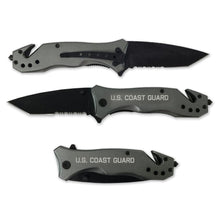 Load image into Gallery viewer, Coast Guard Lock Back Knife (Grey)