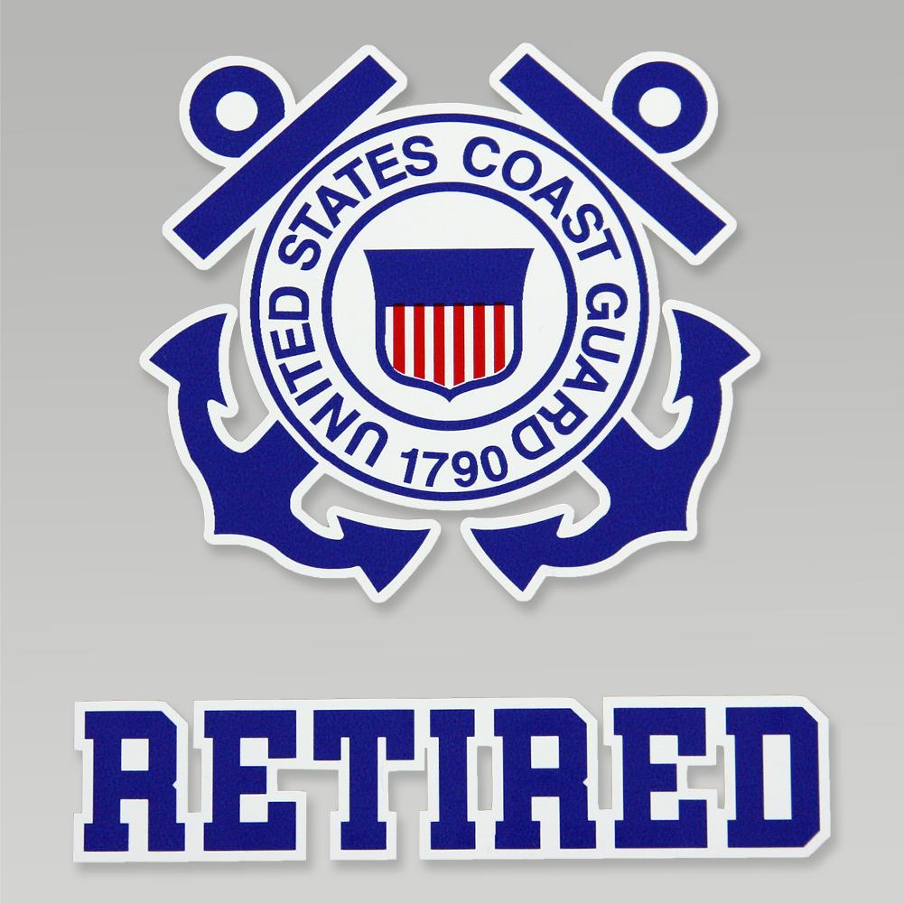 COAST GUARD RETIRED DECAL 1