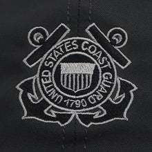 Load image into Gallery viewer, Coast Guard Seal Cool Fit Performance Hat (Dark Grey)