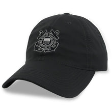Load image into Gallery viewer, Coast Guard Seal Cool Fit Performance Hat (Dark Grey)