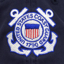 Load image into Gallery viewer, Coast Guard Seal Hat (Navy)