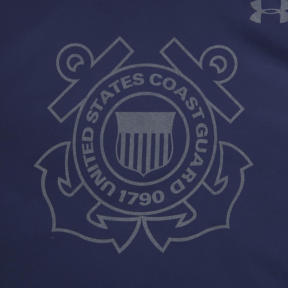 Coast Guard Under Armour Semper Paratus Armour Fleece Hood (Navy)