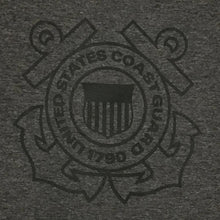 Load image into Gallery viewer, Coast Guard Under Armour Semper Paratus Tech T-Shirt (Charcoal)