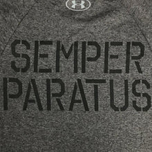 Load image into Gallery viewer, Coast Guard Under Armour Semper Paratus Tech T-Shirt (Charcoal)