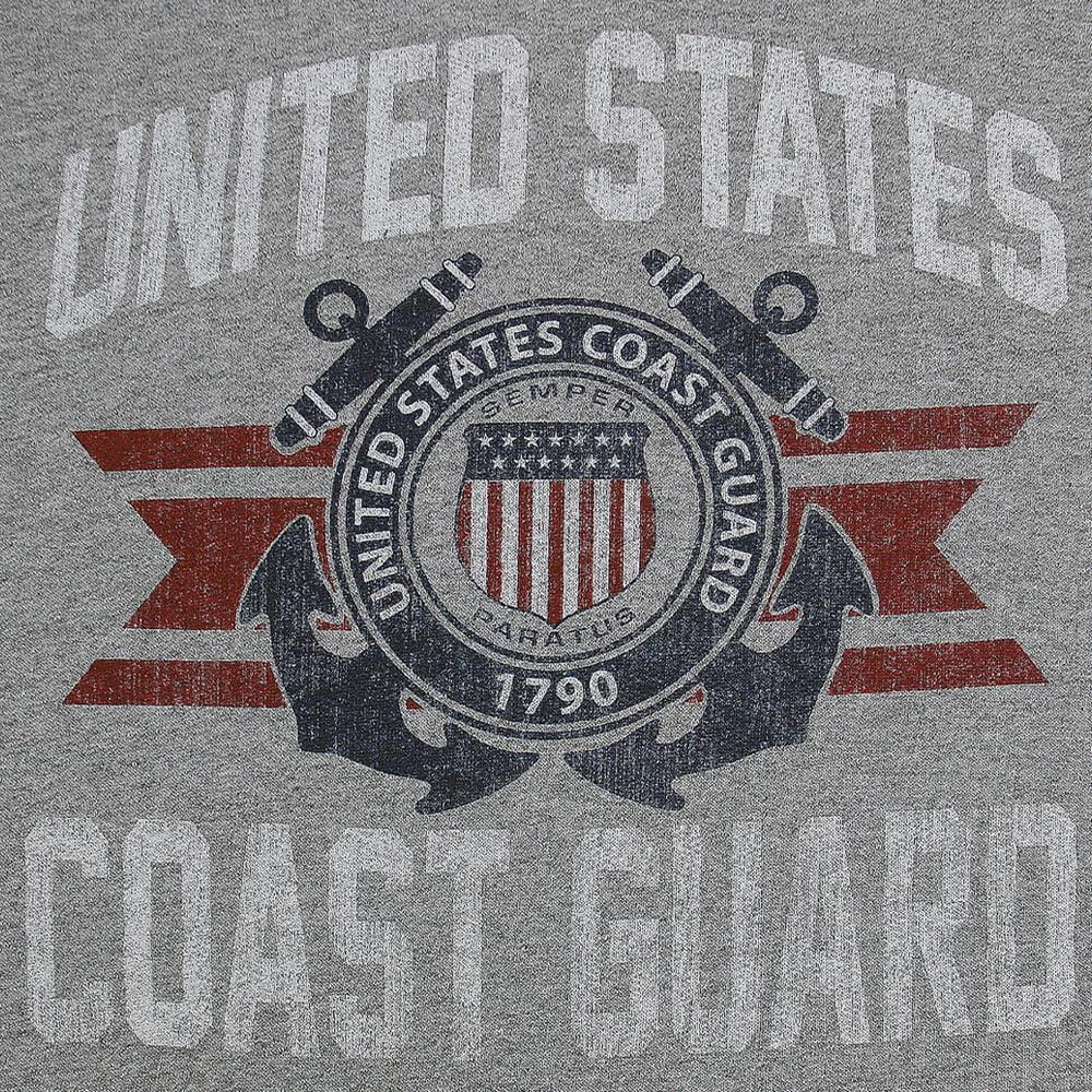 Coast Guard Vintage Basic T-Shirt (Grey)