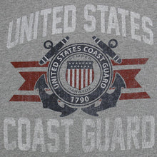 Load image into Gallery viewer, Coast Guard Vintage Basic T-Shirt (Grey)