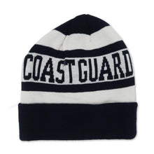 Load image into Gallery viewer, COAST GUARD WOVEN WATCH CAP (NAVY)