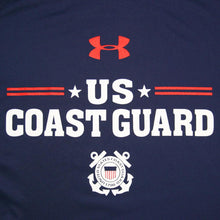 Load image into Gallery viewer, Coast Guard Under Armour Stars Tech T-Shirt (Navy)