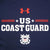 Coast Guard Under Armour Stars Tech T-Shirt (Navy)