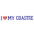 I Love My Coastie Decal