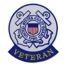 Load image into Gallery viewer, United States Coast Guard Seal Veteran Patch