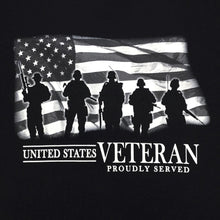 Load image into Gallery viewer, United States Veteran Proudly Served Hood (Black)