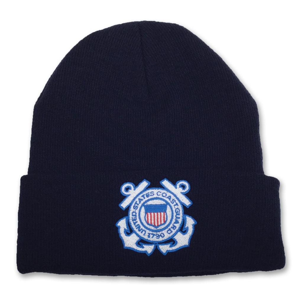 US Coast Guard Seal Watch Cap (Navy)