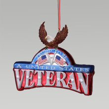 Load image into Gallery viewer, US VETERAN WITH EAGLE ORNAMENT