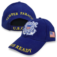 Load image into Gallery viewer, USCG Logo Hat (Blue)