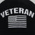 VETERAN FLAG HAT (BLACK)